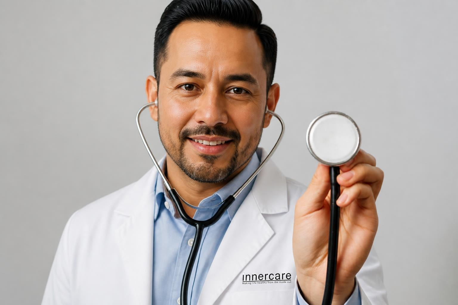 Innercare family physician with a stethoscope
